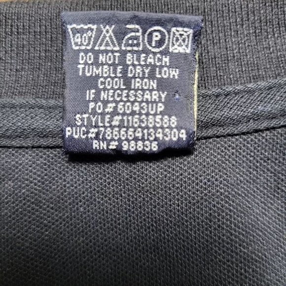 U.S. POLO ASSOCIATION Ladies Polo Shirt Size XL Black - Picture 8 of 9